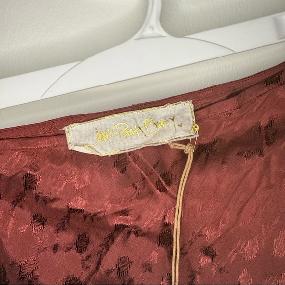 NWT Jen’s Pirate Booty Nebula Vermillion One Shoulder Burgundy Dress - Picture 7 of 12